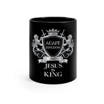 Black Coffee Mug, 11oz - AGAPE KINGDOM INC