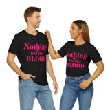 Nothing but the blood of JESUS  Short Sleeve Tee - AGAPE KINGDOM INC
