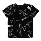 Agape Love Slogan Youth crew neck t-shirt - AGAPE KINGDOM INC