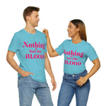 Nothing but the blood of JESUS  Short Sleeve Tee - AGAPE KINGDOM INC