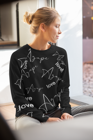 Agape Slogan Womens  Sweatshirt - AGAPE KINGDOM INC