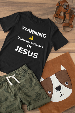 Under the Influence Of Jesus Toddler Short Sleeve Tee - AGAPE KINGDOM INC