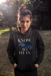 Women’s “Know desire to fit in”Hooded Sweatshirt - AGAPE KINGDOM INC