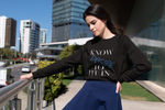 Women’s  “Know desire to fit in”Sweatshirt - AGAPE KINGDOM INC