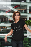 I Am Worthy Premium T-Shirt - AGAPE KINGDOM INC