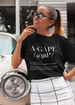 Women’s Agape All-Over Print Crop Tee - AGAPE KINGDOM INC