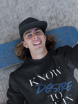 “Mens Know desire to fit in”Sweatshirt - AGAPE KINGDOM INC