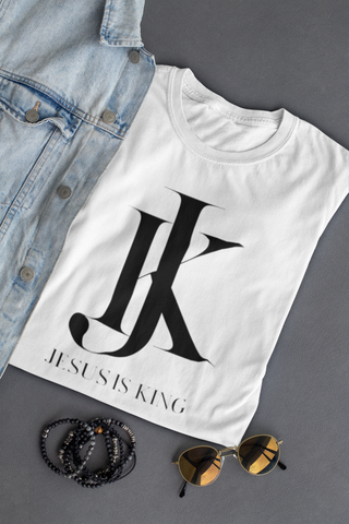 Jesus is King Short-Sleeve Womens  T-Shirt - AGAPE KINGDOM INC