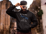 Men’s “Know desire to fit in “Hooded Sweatshirt - AGAPE KINGDOM INC