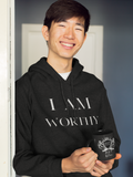 I Am Worthy Men’s Hoodie - AGAPE KINGDOM INC