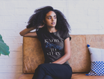 Women’s “Know desire to fit in”Short-Sleeve T-Shirt - AGAPE KINGDOM INC