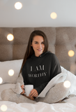 I Am Worthy Women’s  Hoodie - AGAPE KINGDOM INC