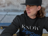 Men’s “Know desire to fit in “Hooded Sweatshirt - AGAPE KINGDOM INC