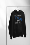 Women’s “Know desire to fit in”Hooded Sweatshirt - AGAPE KINGDOM INC
