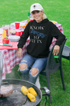 Women’s “Know desire to fit in”Hooded Sweatshirt - AGAPE KINGDOM INC