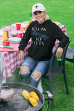 Women’s “Know desire to fit in”Hooded Sweatshirt - AGAPE KINGDOM INC