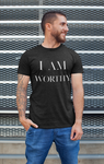 I Am Worthy Mens Premium T-Shirt - AGAPE KINGDOM INC