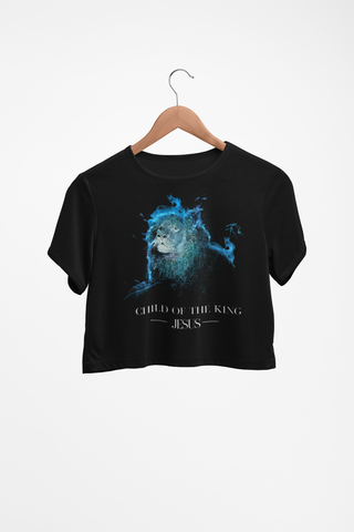 Women’s “Child of the King” Crop Tee - AGAPE KINGDOM INC