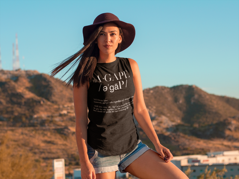 Women’s Agape Muscle Shirt - AGAPE KINGDOM INC