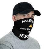 Warning under the Influence of JESUS Neck Gaiter - AGAPE KINGDOM INC