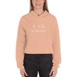 I Am Worthy  Crop Hoodie - AGAPE KINGDOM INC