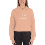 I Am Worthy  Crop Hoodie - AGAPE KINGDOM INC