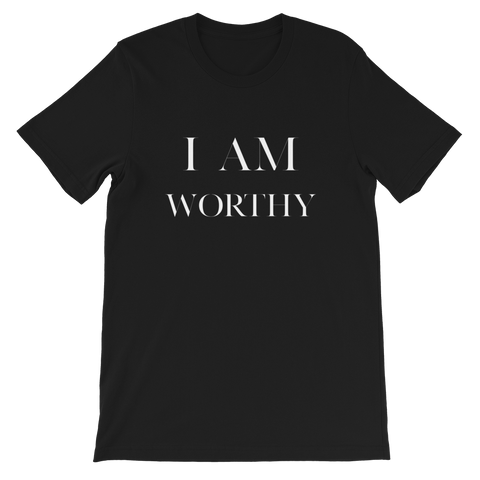 I Am Worthy Mens Premium T-Shirt - AGAPE KINGDOM INC
