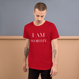 I Am Worthy Mens Premium T-Shirt - AGAPE KINGDOM INC