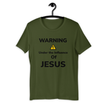 Under the Influence of Jesus white & Olive - AGAPE KINGDOM INC
