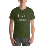 I Am Worthy Premium T-Shirt - AGAPE KINGDOM INC