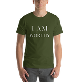 I Am Worthy Premium T-Shirt - AGAPE KINGDOM INC