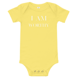 I Am worthy Onesie - AGAPE KINGDOM INC