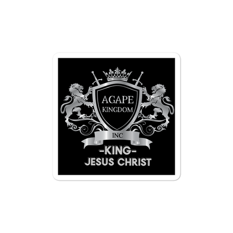Agape Kingdom Bubble-free stickers - AGAPE KINGDOM INC