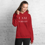 I Am Worthy Women’s  Hoodie - AGAPE KINGDOM INC