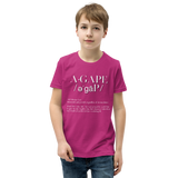 Agape Youth Short Sleeve T-Shirt - AGAPE KINGDOM INC