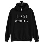 I Am Worthy Women’s  Hoodie - AGAPE KINGDOM INC