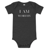 I Am worthy Onesie - AGAPE KINGDOM INC