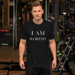 I Am Worthy Mens Premium T-Shirt - AGAPE KINGDOM INC