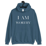 I Am Worthy Men’s Hoodie - AGAPE KINGDOM INC