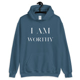 I Am Worthy Men’s Hoodie - AGAPE KINGDOM INC