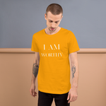 I Am Worthy Mens Premium T-Shirt - AGAPE KINGDOM INC