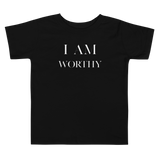 I am Worthy Toddler Short Sleeve Tee - AGAPE KINGDOM INC