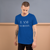 I Am Worthy Mens Premium T-Shirt - AGAPE KINGDOM INC