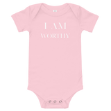 I Am worthy Onesie - AGAPE KINGDOM INC
