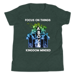 Focus on things above Youth Short Sleeve T-Shirt - AGAPE KINGDOM INC