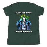 Focus on things above Youth Short Sleeve T-Shirt - AGAPE KINGDOM INC