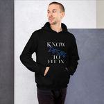 Men’s “Know desire to fit in “Hooded Sweatshirt - AGAPE KINGDOM INC