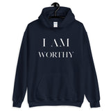 I Am Worthy Men’s Hoodie - AGAPE KINGDOM INC