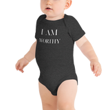 I Am worthy Onesie - AGAPE KINGDOM INC