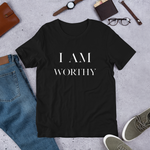 I Am Worthy Mens Premium T-Shirt - AGAPE KINGDOM INC
